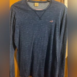 Hollister Navy Blue Long sleeve shirt